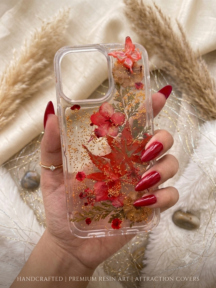 Artistic Red Resin Art Case (RS-100)