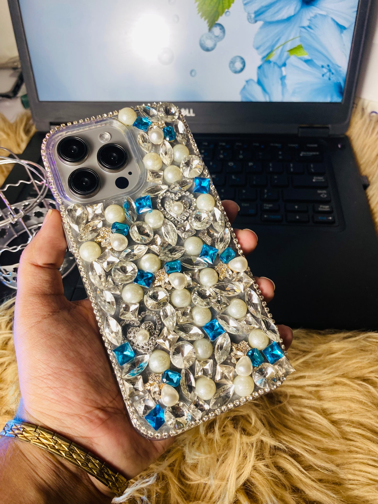 Blue Blister Sparkle Case (#RS-052)