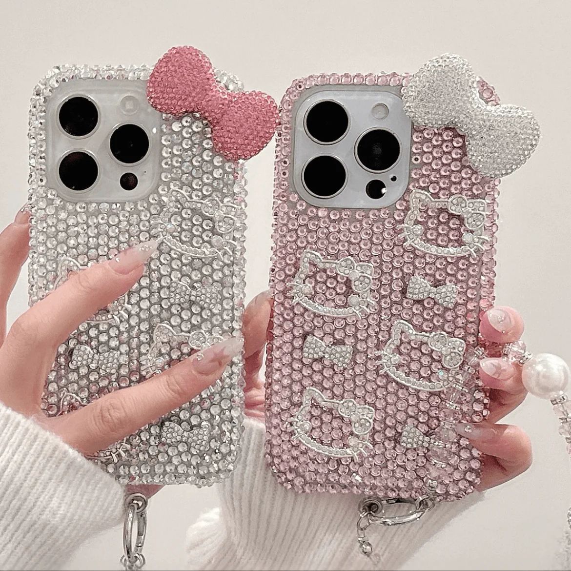 3D Bow Hello Kitty iPhone Case without charm (RS-109)