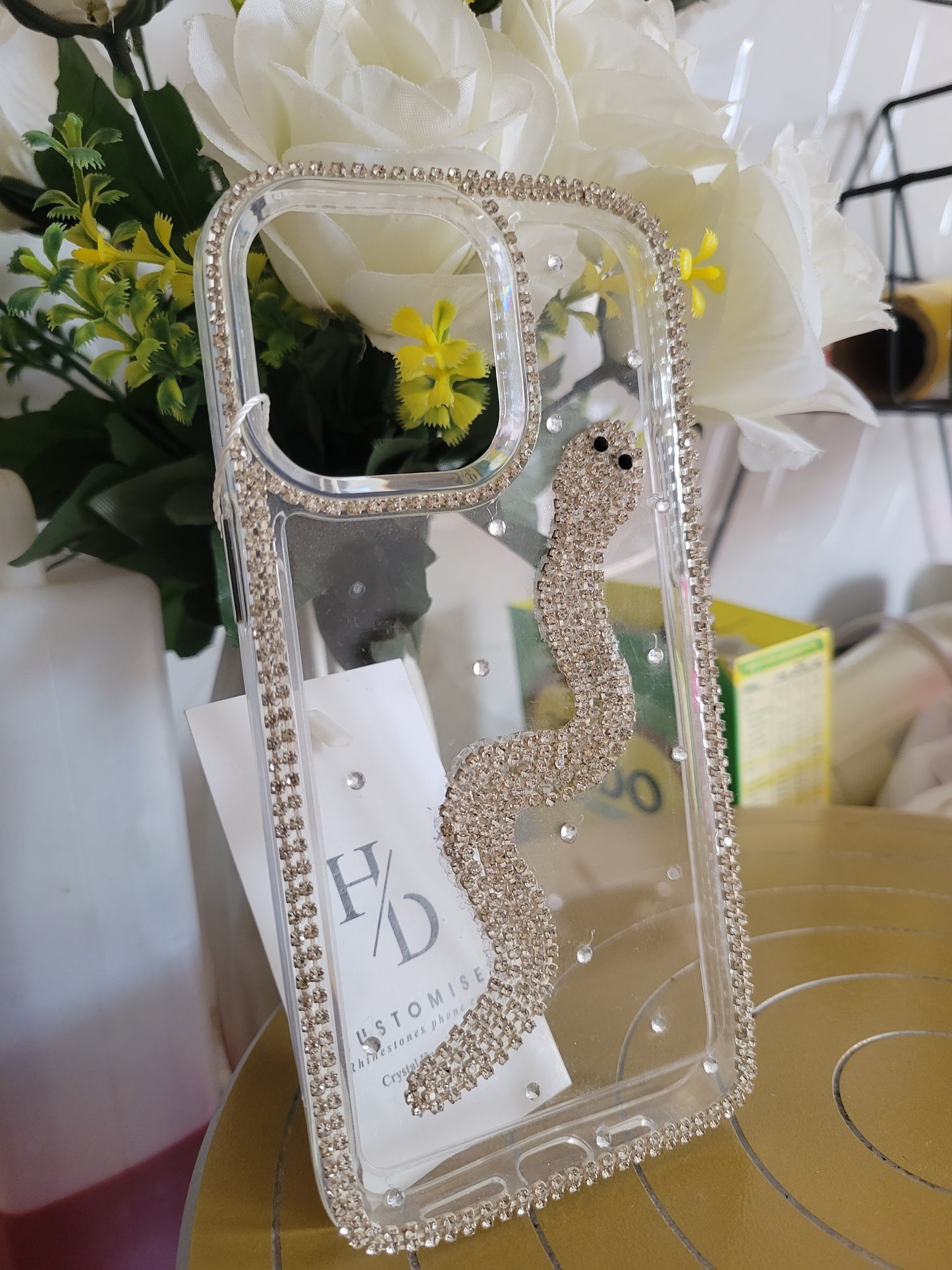 Snake Luxe Rhine Stone Case (#RS-076)