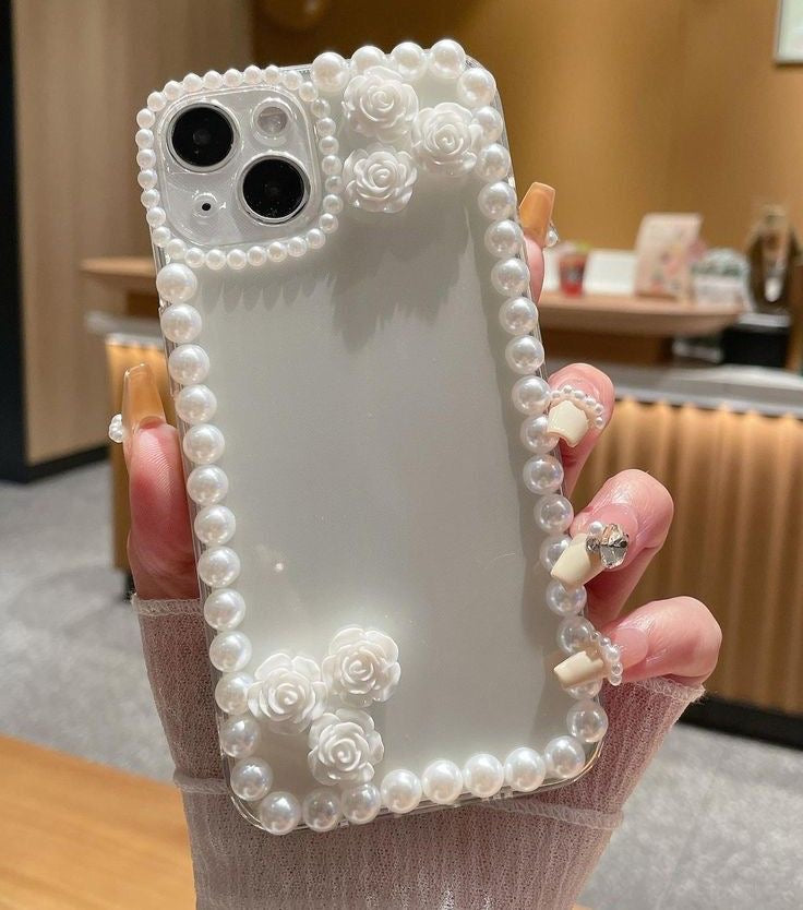 Flower Bling Rhine Stone Case (#RS-067)