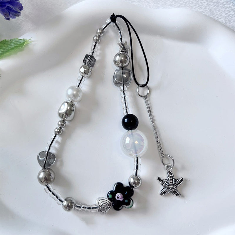 Black Star Phone Charm