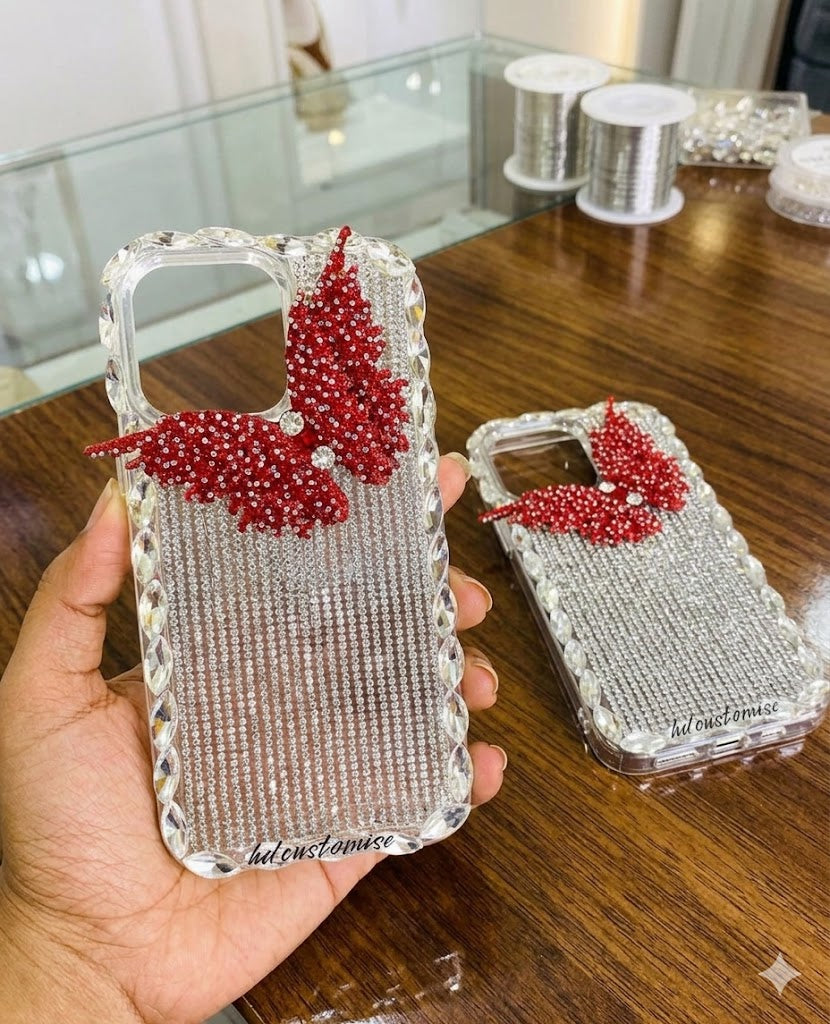 Glitter Glow Butterfly Case (#RS-006)