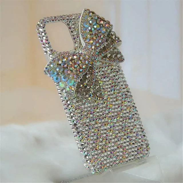 Blush Bow Sparkle Case (#RS-085)