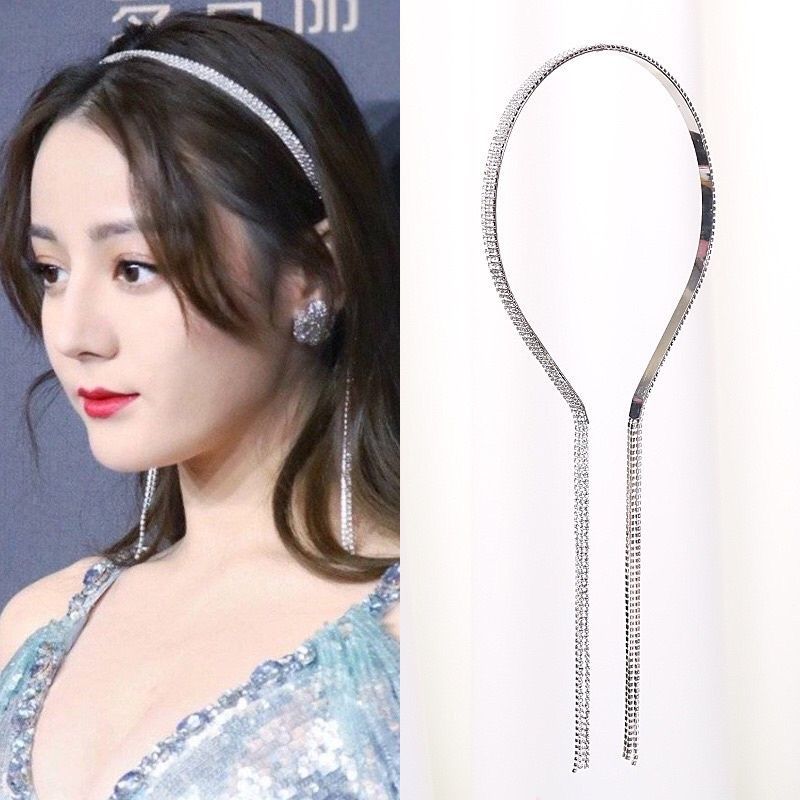 Pack of 2 (Rhinestone Diamond Aluminium Hairband)