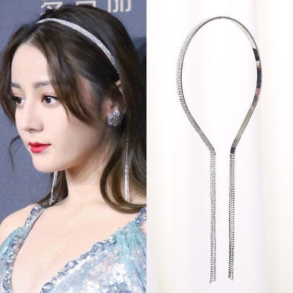 Pack of 2 (Rhinestone Diamond Aluminium Hairband)