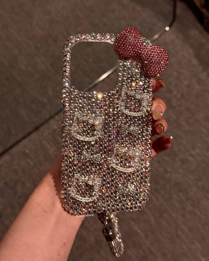 3D Bow Hello Kitty iPhone Case without charm (RS-109)