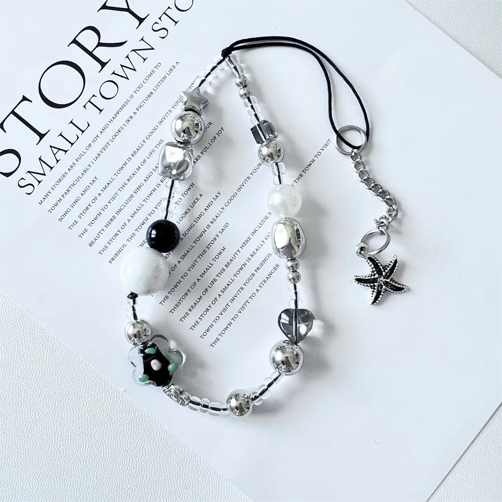 Black Star Phone Charm
