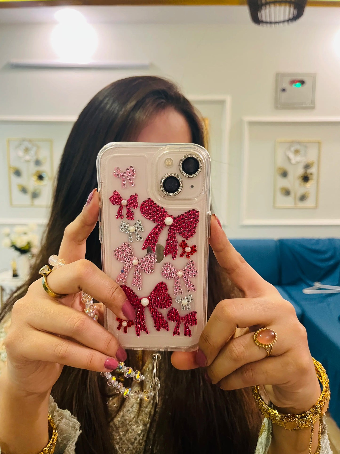 Bow Blister Case with charm (#RS-086)