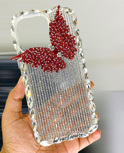Glitter Glow Butterfly Case (#RS-006)