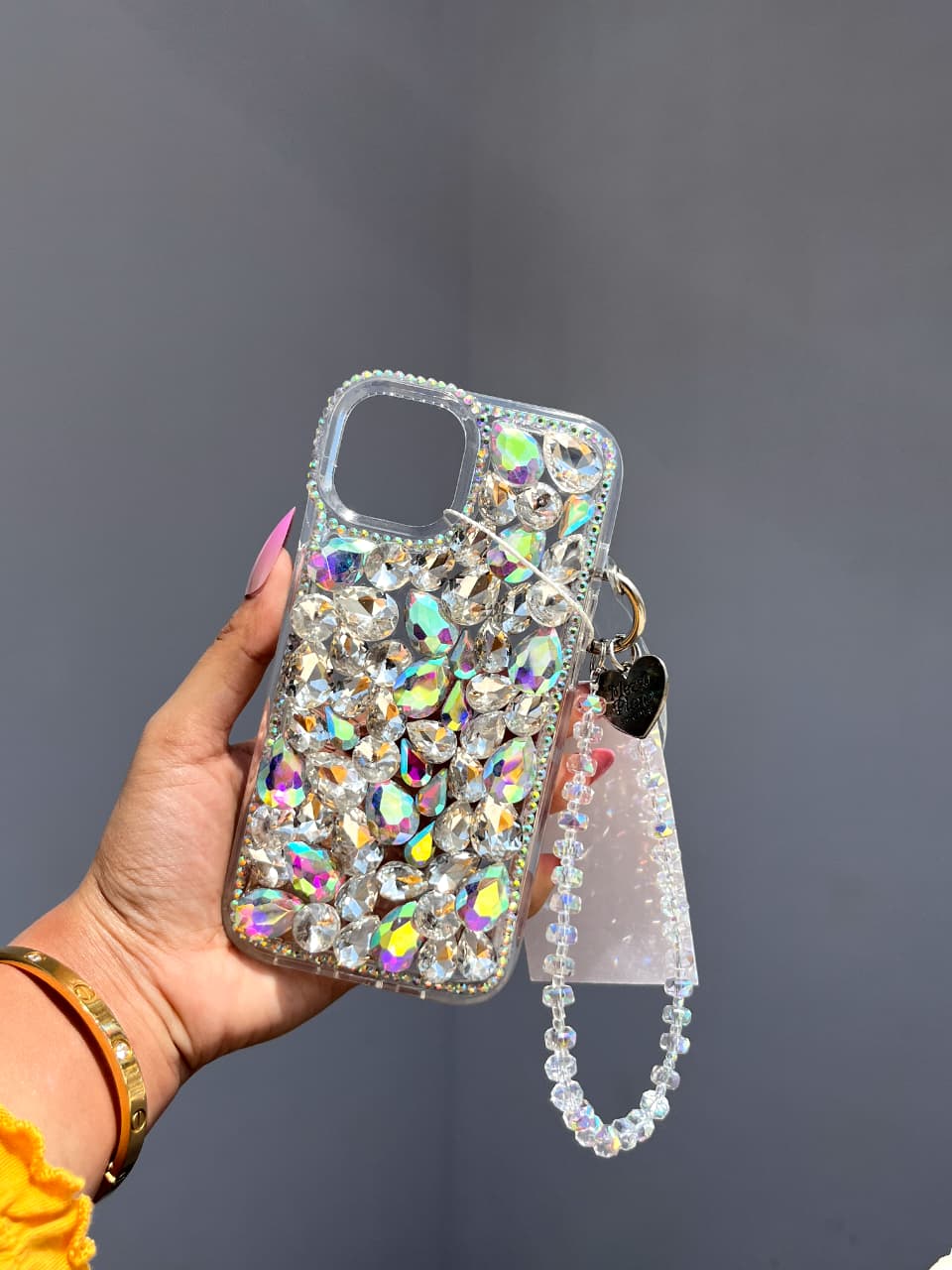 Multi Crystal Charm Case (#RS-077)