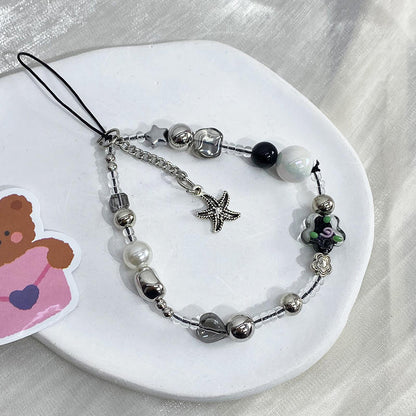 Black Star Phone Charm