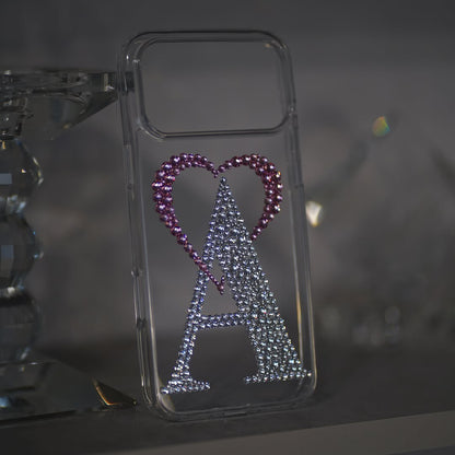 Alphabetic Heart Crystal Case (RS-102)