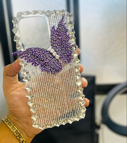 Glitter Glow Butterfly Case (#RS-006)