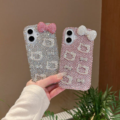 3D Bow Hello Kitty iPhone Case without charm (RS-109)