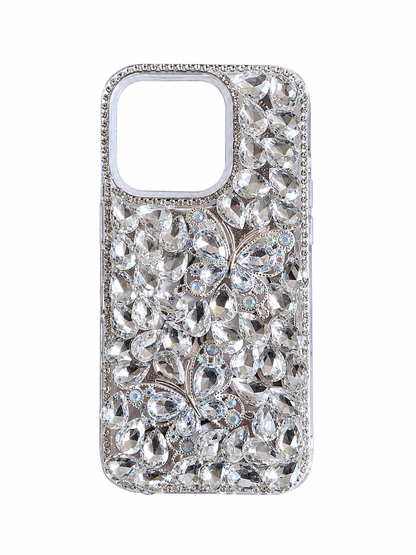 Butterfly Diamond Crystal Case with charm (RS-105)