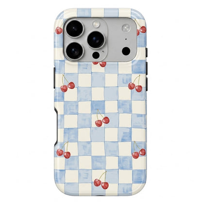 Cherry Check Tough Shining Phone Case