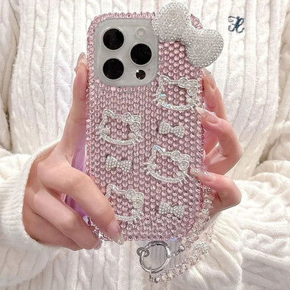 3D Bow Hello Kitty iPhone Case without charm (RS-109)