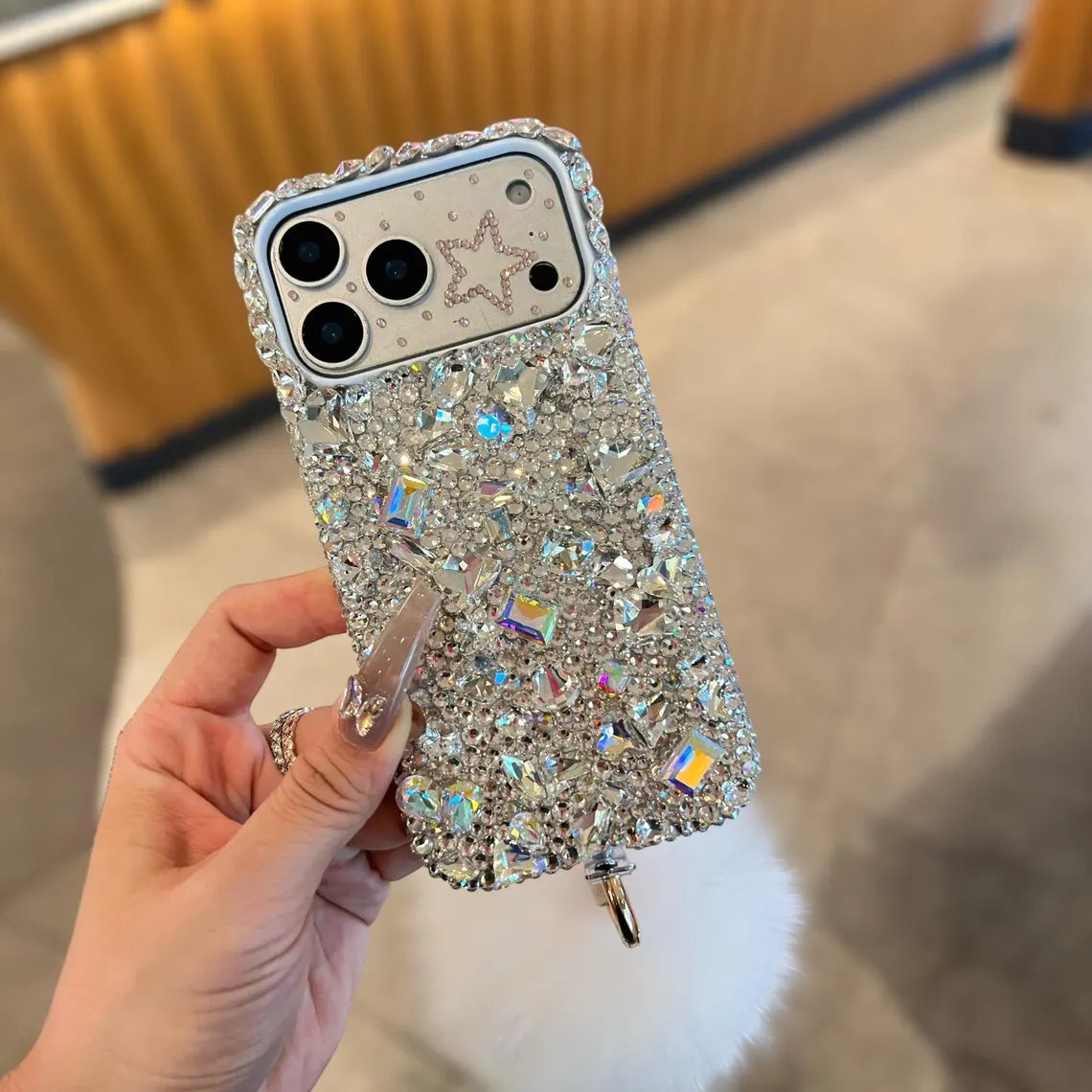 Crystal Galaxy Case (#RS-088) (without fur Ball)