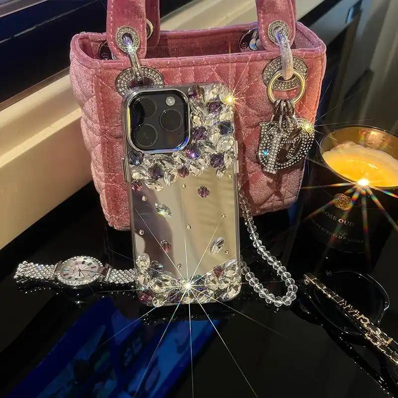 Rhine Stone (#RS-047)Gem Glow Elite Case with Charm