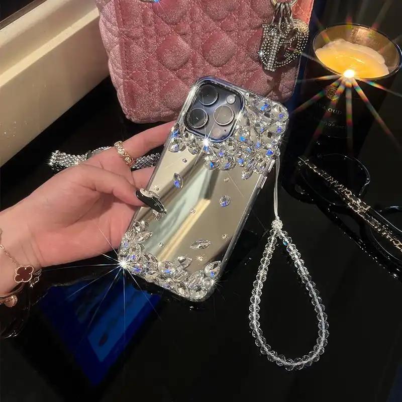 Rhine Stone (#RS-047)Gem Glow Elite Case with Charm