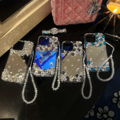 Rhine Stone (#RS-047)Gem Glow Elite Case with Charm