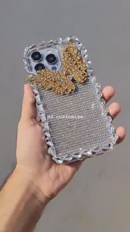 Glitter Glow Butterfly Case (#RS-006)