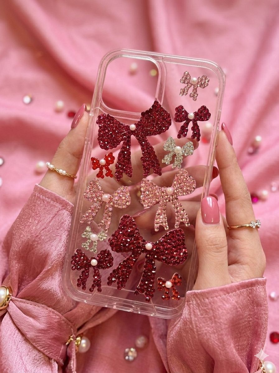 Bow Blister Case with charm (#RS-086)