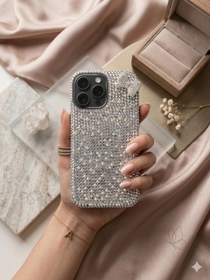 Silver Bow Glam Case (#RS-093)