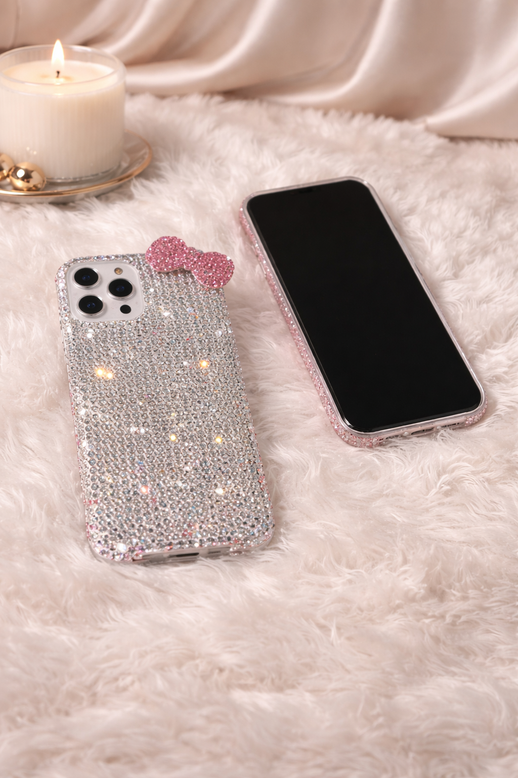 Pink Bow Glam Case (#RS-091)